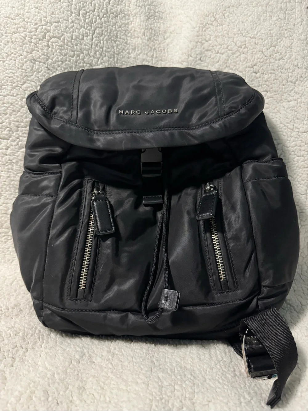 Marc Jacobs Black Nylon Backpack